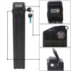⁦סוללה לאופניים חשמליים​ Rider 48V 10AH - ליטיום נטענת⁩ – תמונה ⁦2⁩