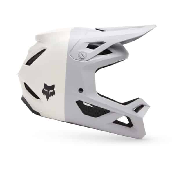 ⁦קסדה לאופניים מלאה לילדים FOX Rampage YTH 5050 V25 – פוקס, צבע אפור / לבן⁩ – תמונה ⁦3⁩