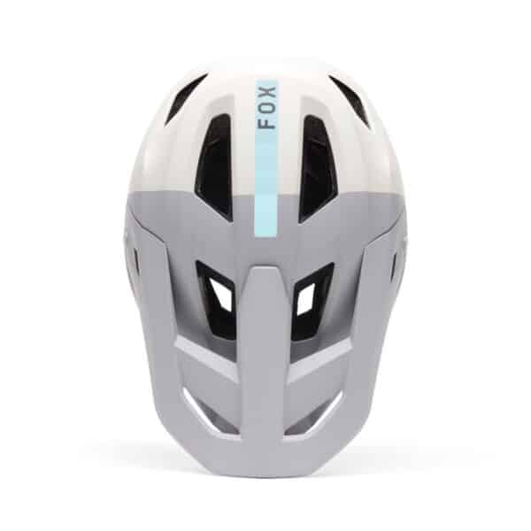 ⁦קסדה לאופניים מלאה לילדים FOX Rampage YTH 5050 V25 – פוקס, צבע אפור / לבן⁩ – תמונה ⁦4⁩