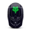 ⁦קסדה מלאה לשטח עם משקף פתוח FOX V1 TAUNT V25 – פוקס, צבע סגול / ירוק⁩ – תמונה ⁦3⁩