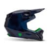 ⁦קסדה מלאה לשטח עם משקף פתוח FOX V1 TAUNT V25 – פוקס, צבע סגול / ירוק⁩ – תמונה ⁦4⁩