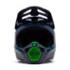 ⁦קסדה מלאה לשטח עם משקף פתוח FOX V1 TAUNT V25 – פוקס, צבע סגול / ירוק⁩ – תמונה ⁦2⁩