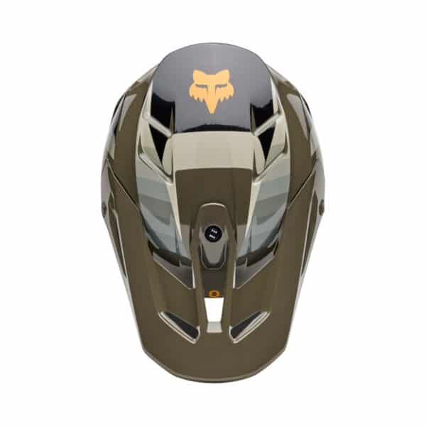 ⁦קסדה מלאה לשטח FOX V3 Fade HELMET V25 – פוקס, קרבון בצבע שחור / חום⁩ – תמונה ⁦4⁩