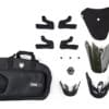 ⁦קסדה מלאה לשטח FOX V3 RS Infinte Red V25 – פוקס, קרבון אדום⁩ – תמונה ⁦5⁩