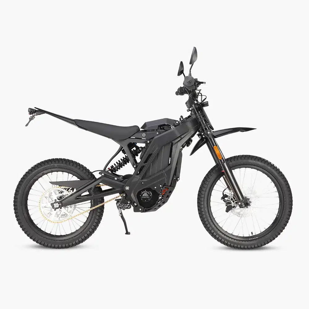 1200_1_80 אופנוע חשמלי E RIDE PRO SS3.0 שחור עם סוללת 72V 50Ah מנוע 16KW ומתלי FAST ACE לרכיבה בשטח ובכביש